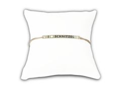 I ♥ Schnitzel Armband (Messing mit silberner Legierung) 0